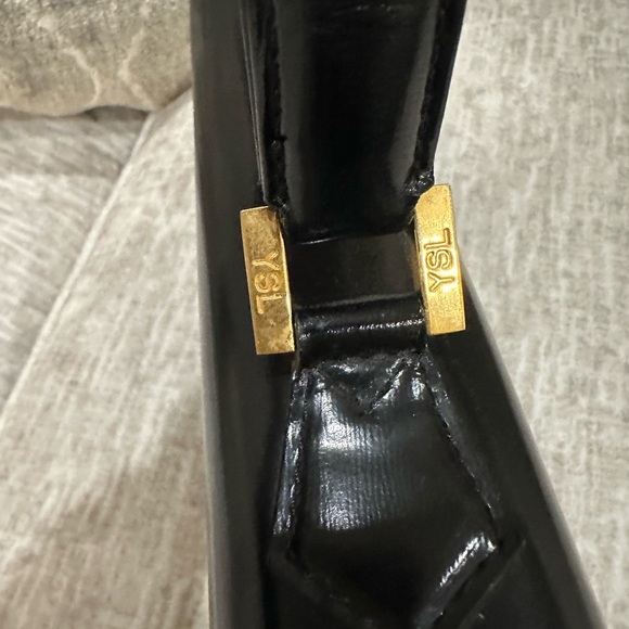 ✨💎VINTAGE💎✨Yves Saint Laurent Black top handle bag w/COA&Dusty - Picture 8 of 16